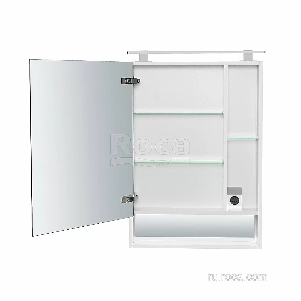 Зеркальный шкаф Roca The Gap ZRU9302885 60 белый глянец