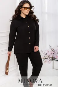 Костюм 2346-черный Minova