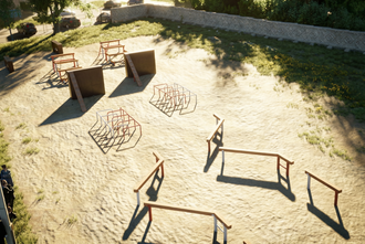 Универсальные полосы препятствий для улицы