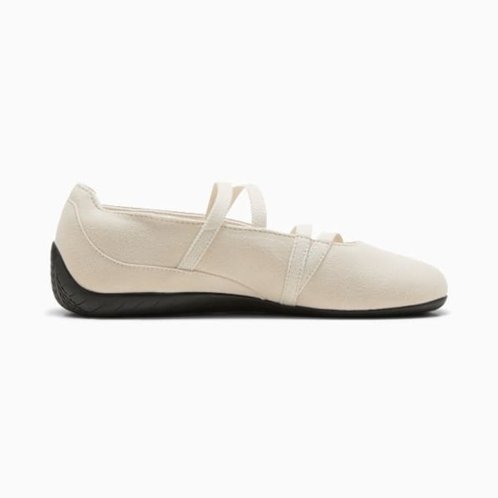 PUMA Женские кроссовки-балетки Speedcat Suede, кремовый