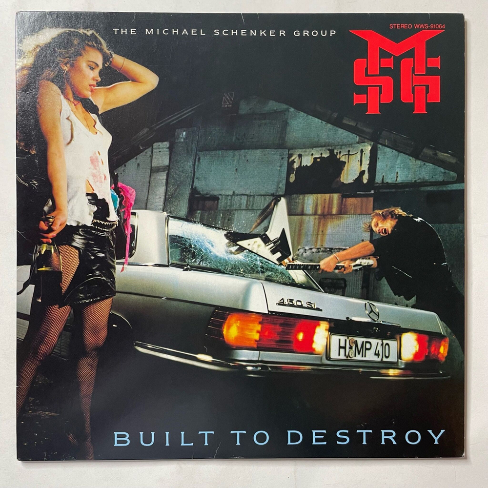 Винтажная виниловая пластинка LP The Michael Schenker Group Built To Destroy (Japan 1983) (No Obi)