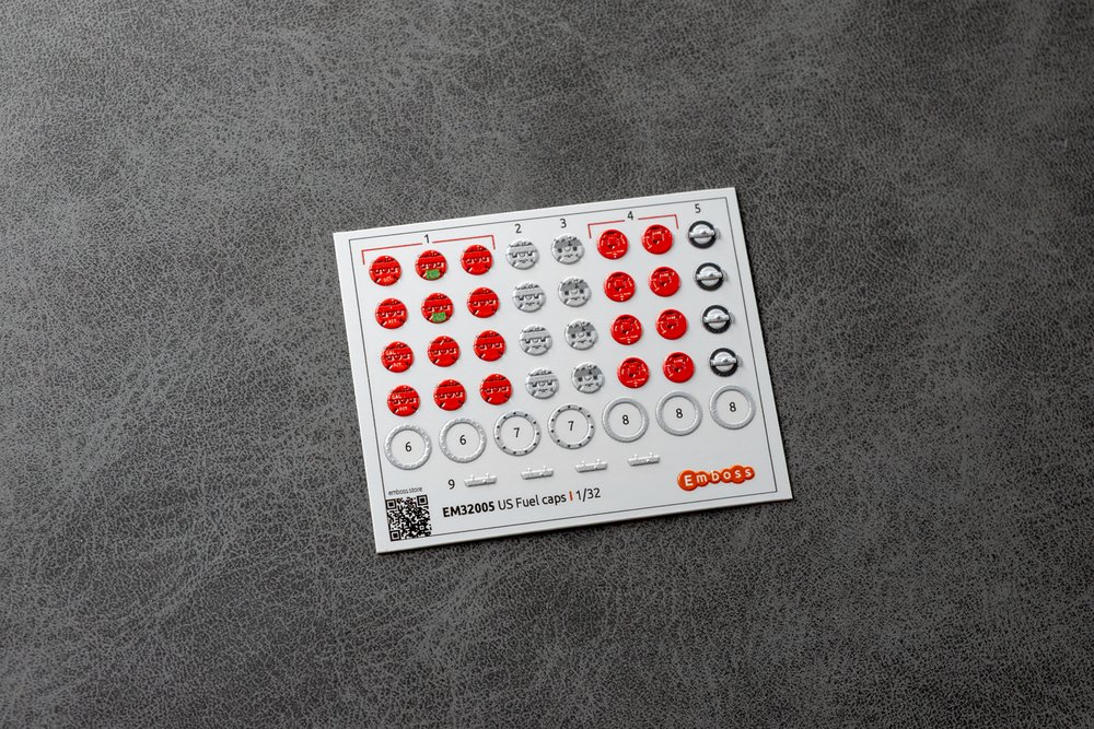 US Fuel filler caps 1:32 (3D decal)