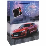 Пакет подарочный «Гонка» 31*40*12 см