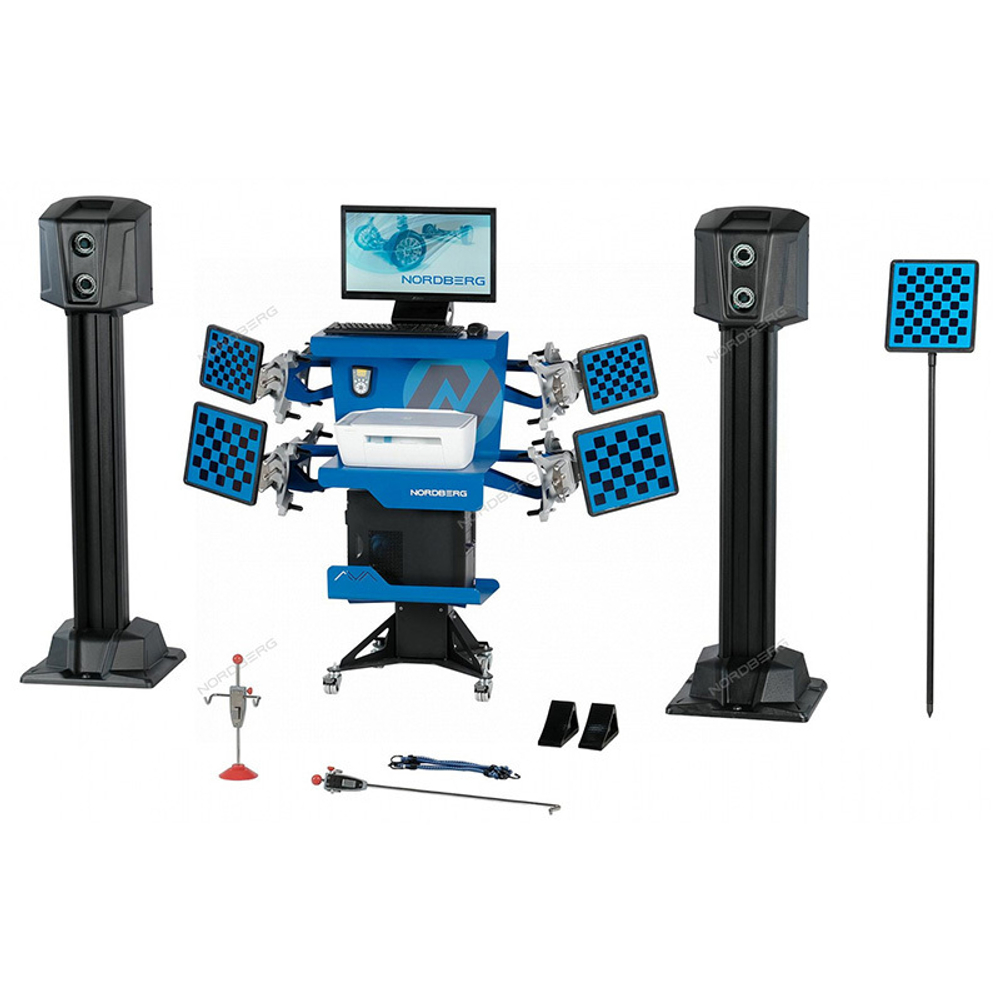 NORDBERG (C804 TRUCK) Стенд сход-развал 3D модель четырехкамерный для грузовых авто