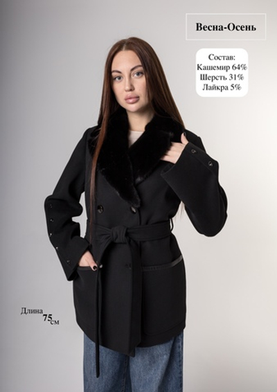 Пиджак демисезонный из кашемира бренда Di"Anna