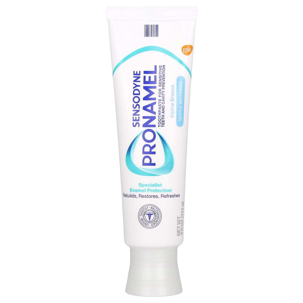 Sensodyne, ProNamel, отбеливающая зубная паста, альпийский бриз, 113 г (4 унции)