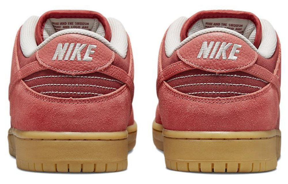 Nike Dunk SB "Red Gum" non-slip wear-resistant low-top sneakers for men and women the same red