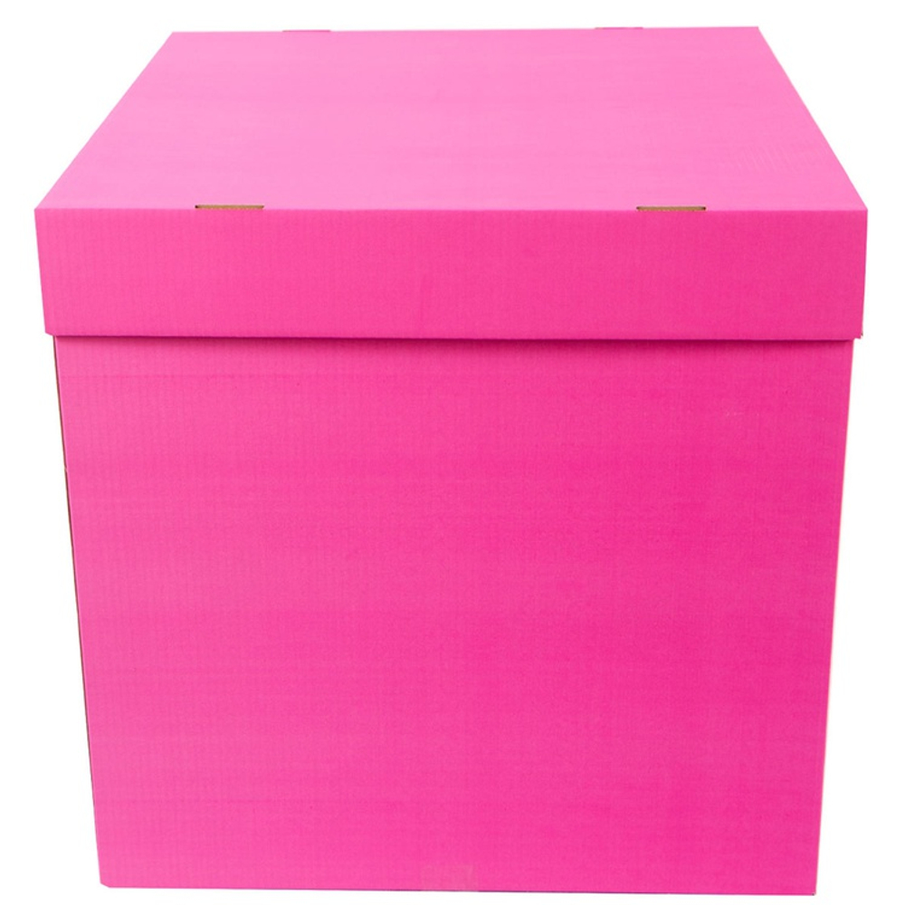 Коробка для надутых шаров 60 x 60 см (Розовый)