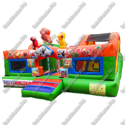 Коммерческий надувной батут "Четыре стихии", 5*5*2,8 м