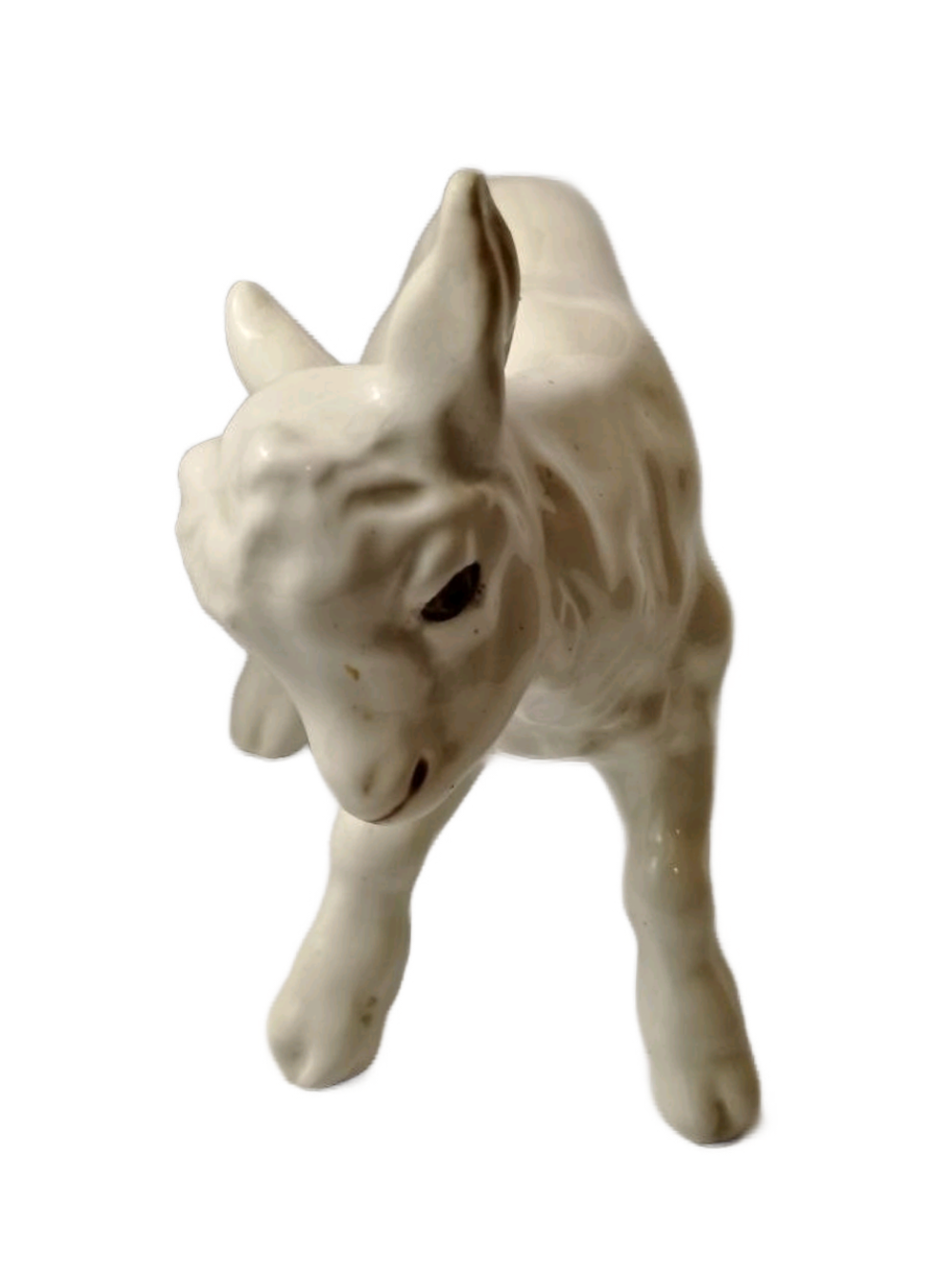 Фаянсовая статуэтка "Козленок" (ЗиК Конаково), 1952-1962 гг.