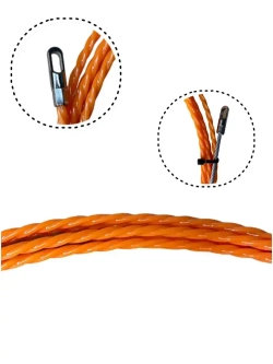 Протяжка кабельная 4,5мм 5 метров оранжевый