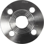 Flat flange Elephant pn16-01-1-b-12h18n10t, body material - stainless steel AISI 321