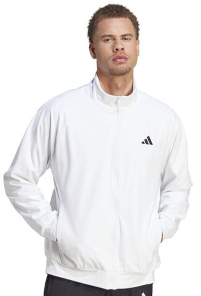 Мужская теннисная кофта Adidas Vel Jacket Pro - white