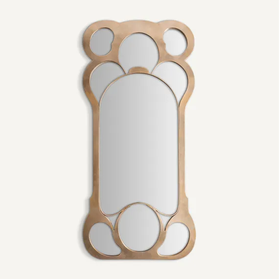 Зеркало Riley, цвет золото 89x190