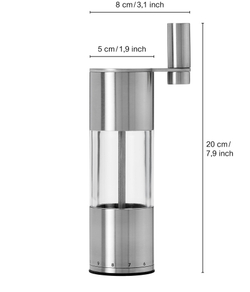 Мельница для перца и соли 4.5х20см AdHoc Select детали