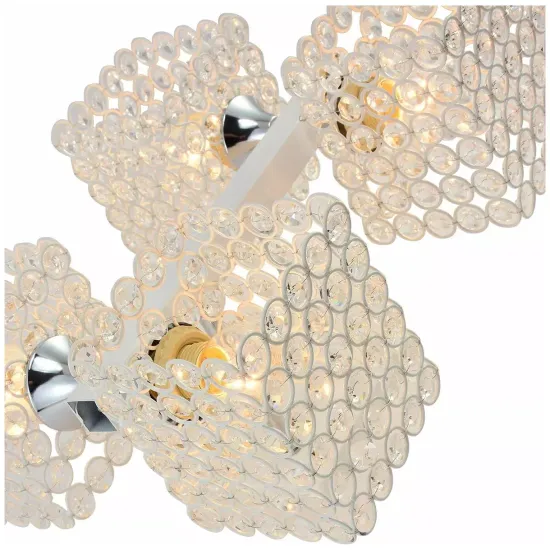 Светильник потолочный 01335-.3-04 WH+CR E27 60W