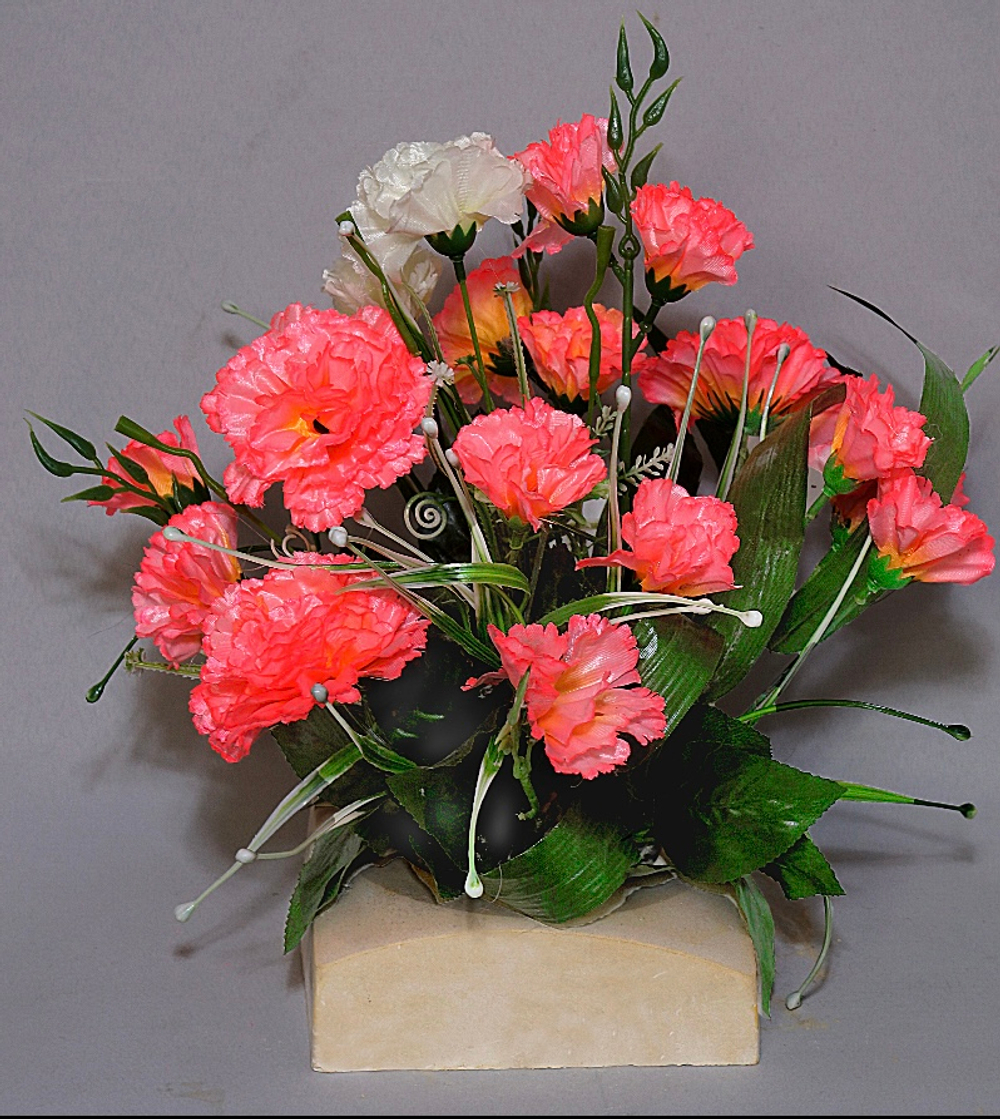 Полянка ритуальная утяжеленная на постаменте