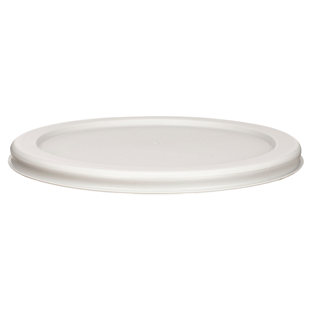 Крышка для стеклянного контейнера круглая, светло-серая