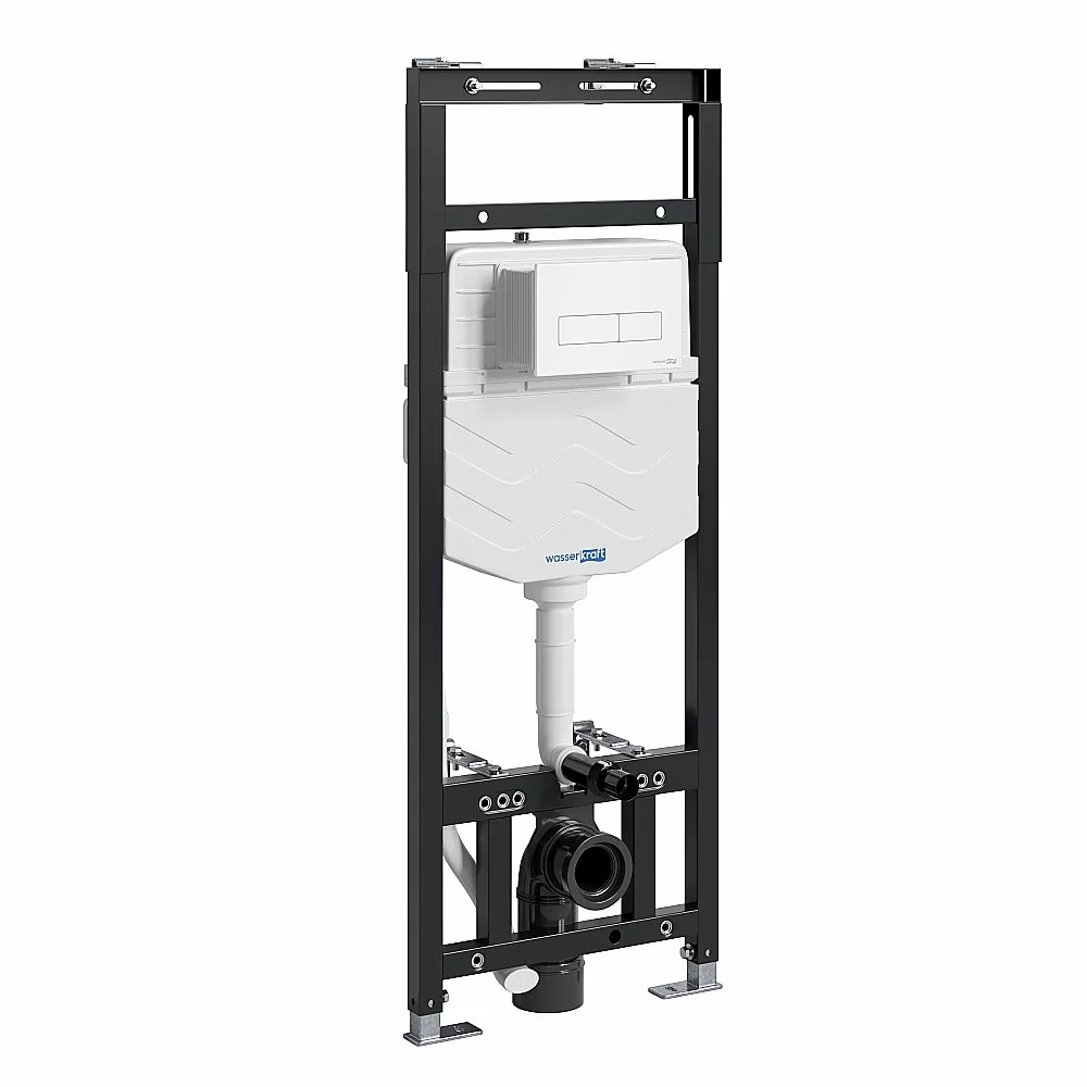 Инсталляция для унитаза WasserKraft Alme 15TLT.010.ME.WM03 кнопка белая матовая