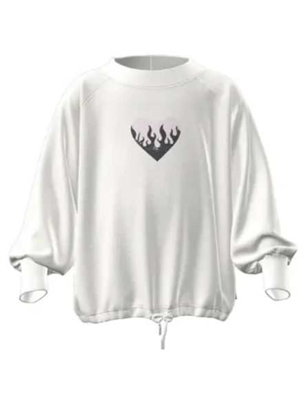 Свитшот для девочки осенний с завязками