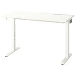 Письменный стол с регулировкой по высоте - IKEA MITTZON/МИТТЗОН ИКЕА, 120х60х65-85 см, белый