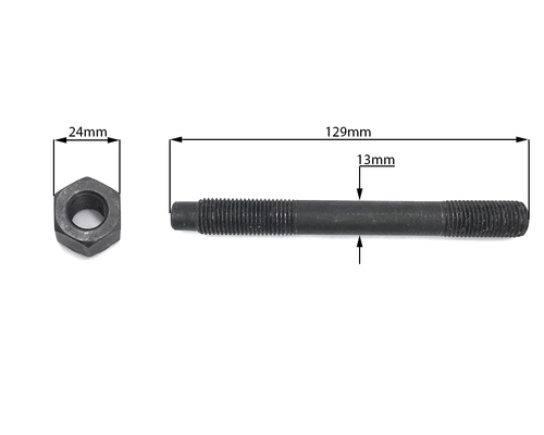 Шпилька крепления ГБЦ 190N (4 шт)