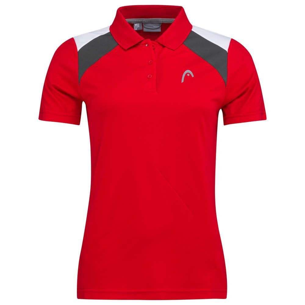 Женское поло Head Club 22 Tech Polo Shirt W - красный