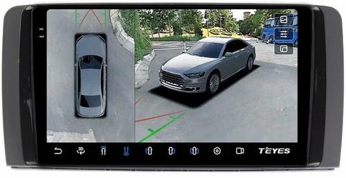 Магнитола для Mercedes-Benz R-класс W251 2005-2015 - Teyes CC3-2K-360 на Android 10, Быстрая, 2K QLED, CarPlay, 4G SIM-слот, 4 камеры в комплекте