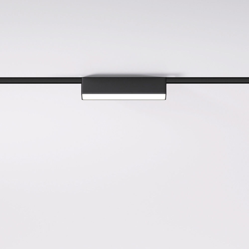 Магнитный трековый светильник Elektrostandard Flat Magnetic 85087/01 черный