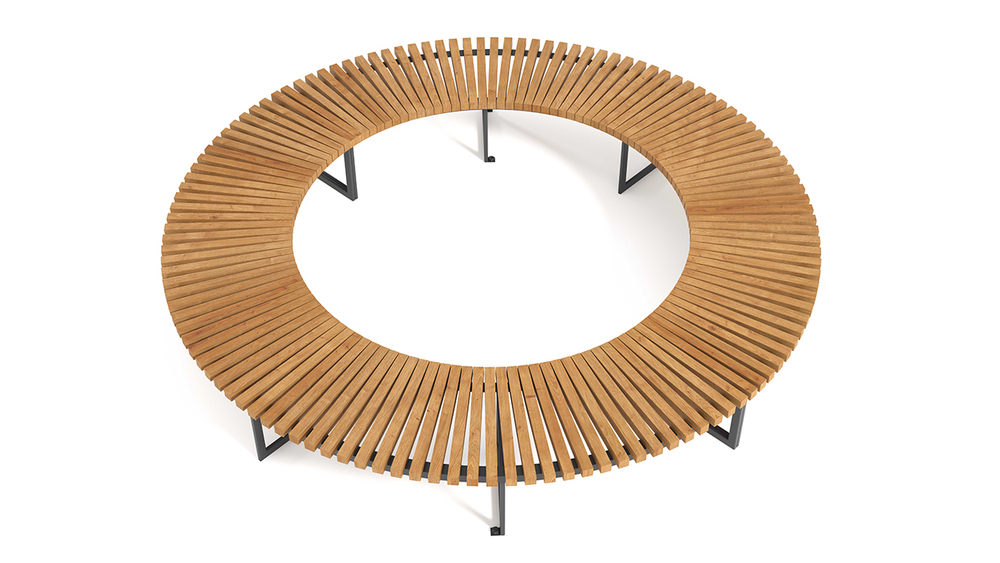 Скамейка радиальная SK00074