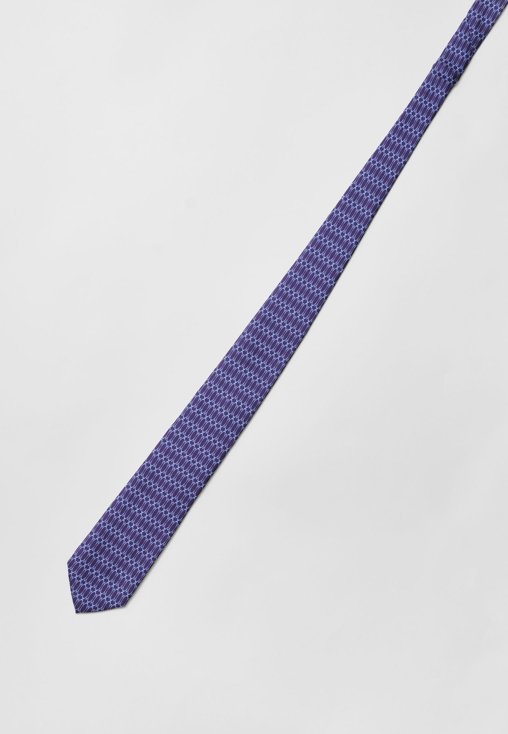 Галстук OVAL DARK BLUE