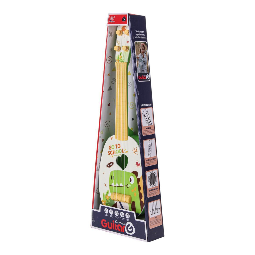 Гитара, зеленая, коробка 819-65