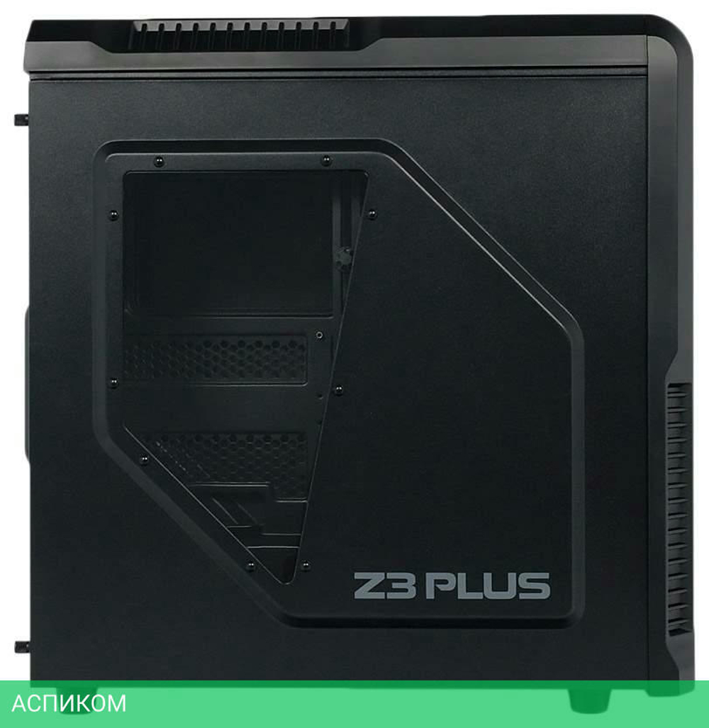 Корпус Zalman Z3 Plus ATX без БП Black