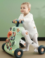 Многофункциональные ходунки Luxmom 6в1 (каталка, бизиборд,самокат, беговел)