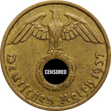 10 рейхспфеннигов 1937 Германия (Третий рейх) "A"