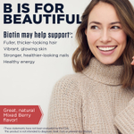 KAL, Ultra Biotin, ActivMelt™, биотин, со вкусом ягодного ассорти, 10 000 мкг, 60 микротаблеток