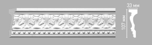 Молдинг с рисунком Decomaster 98088 107х33х2400мм