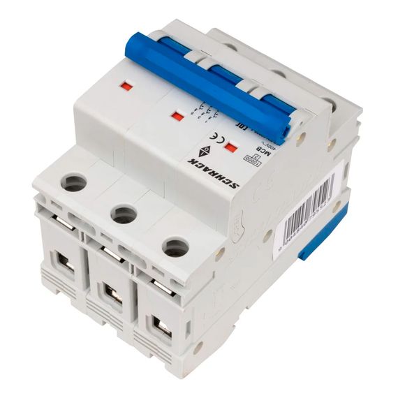 Автоматический выключатель Schrack Technik 3P D 63A 10kA Amparo AM019363--