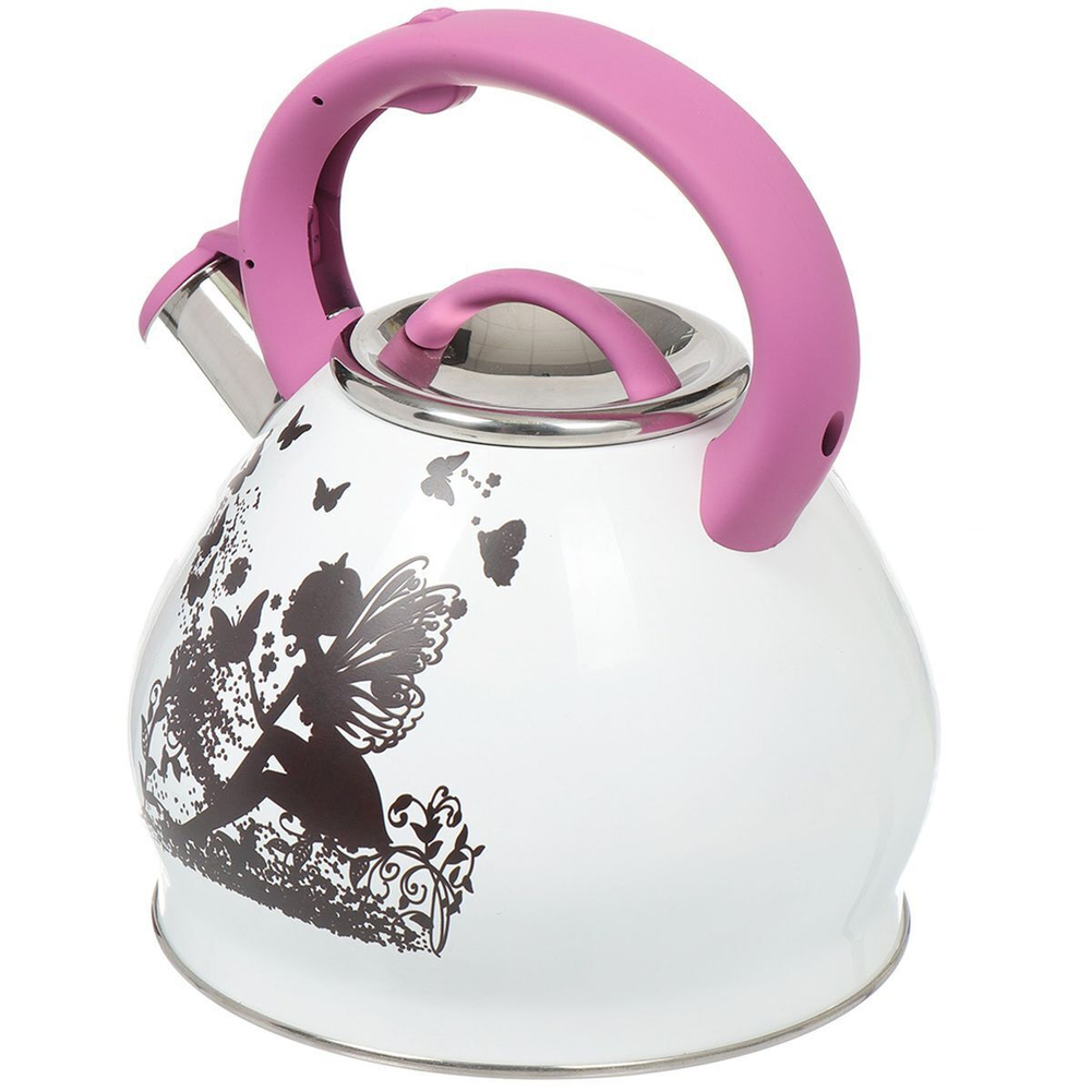 Чайник нерж, 3 л, свист, мат, меняет цвет, Катунь, индукц, КТ-126