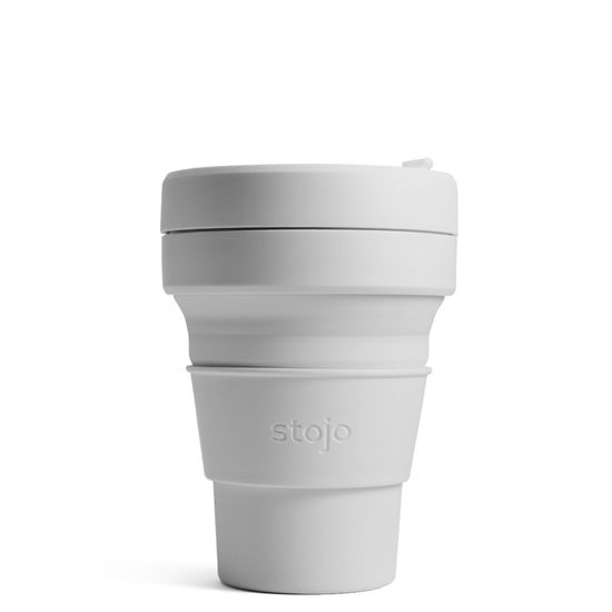 Стакан складной силиконовый Stojo Pocket Cup Cashmere, 12 oz / 355 мл