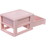 Комод малый для хранения «БАРЛАО», два отделения, цвет пудровая роза, 13*17*10,5см (пакет)