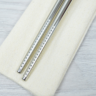 Палочки для еды 2шт нерж "Bacchette"