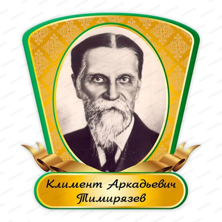 Портрет фигурный КЛИМЕНТ АРКАДЬЕВИЧ ТИМИРЯЗЕВ Kliment Timiryazev 2359