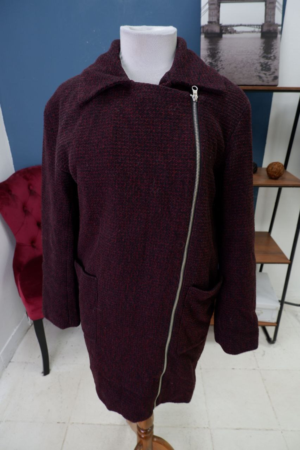 Пальто Bodyflirt на молнии 40 размер