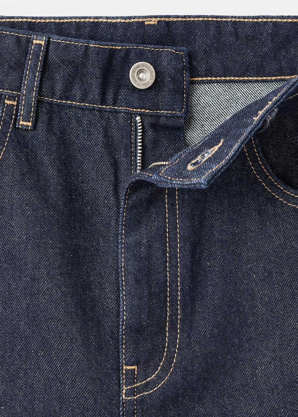 Джинсы barrel со средней посадкой rinse wash