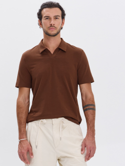 Футболка-поло трикотажная повседневная