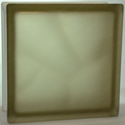 Стеклоблок волна бронза матовый окраска в массе Vitrablok  19x19x8