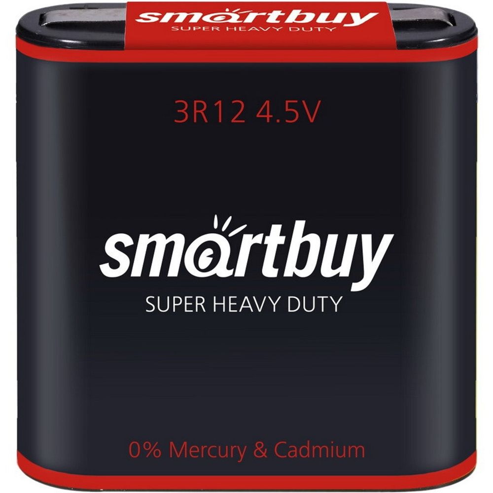 Батарейки Smartbuy солевая 3R12/1S 1шт/бл (SBBZ-3R12-1S)