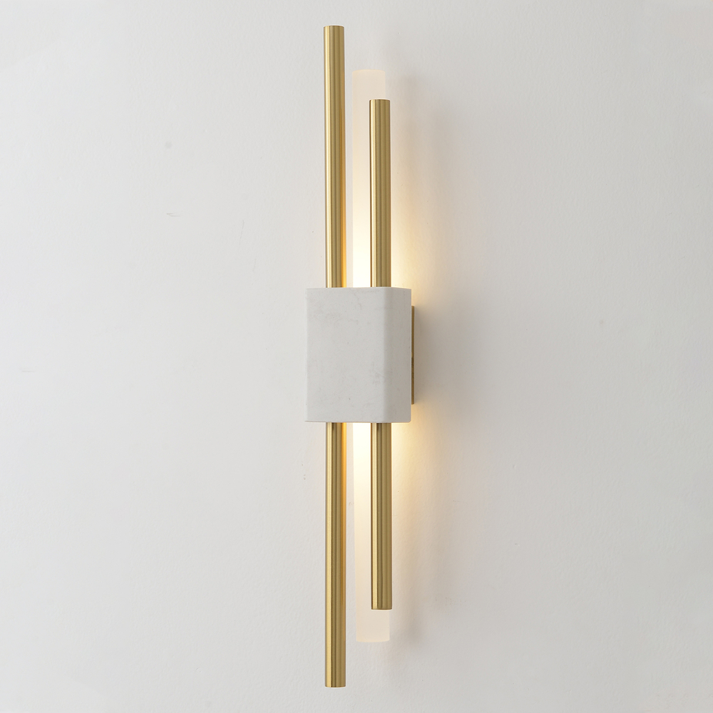 Бра Crystal Lux CARTA AP6W LED WHITE/BRASS