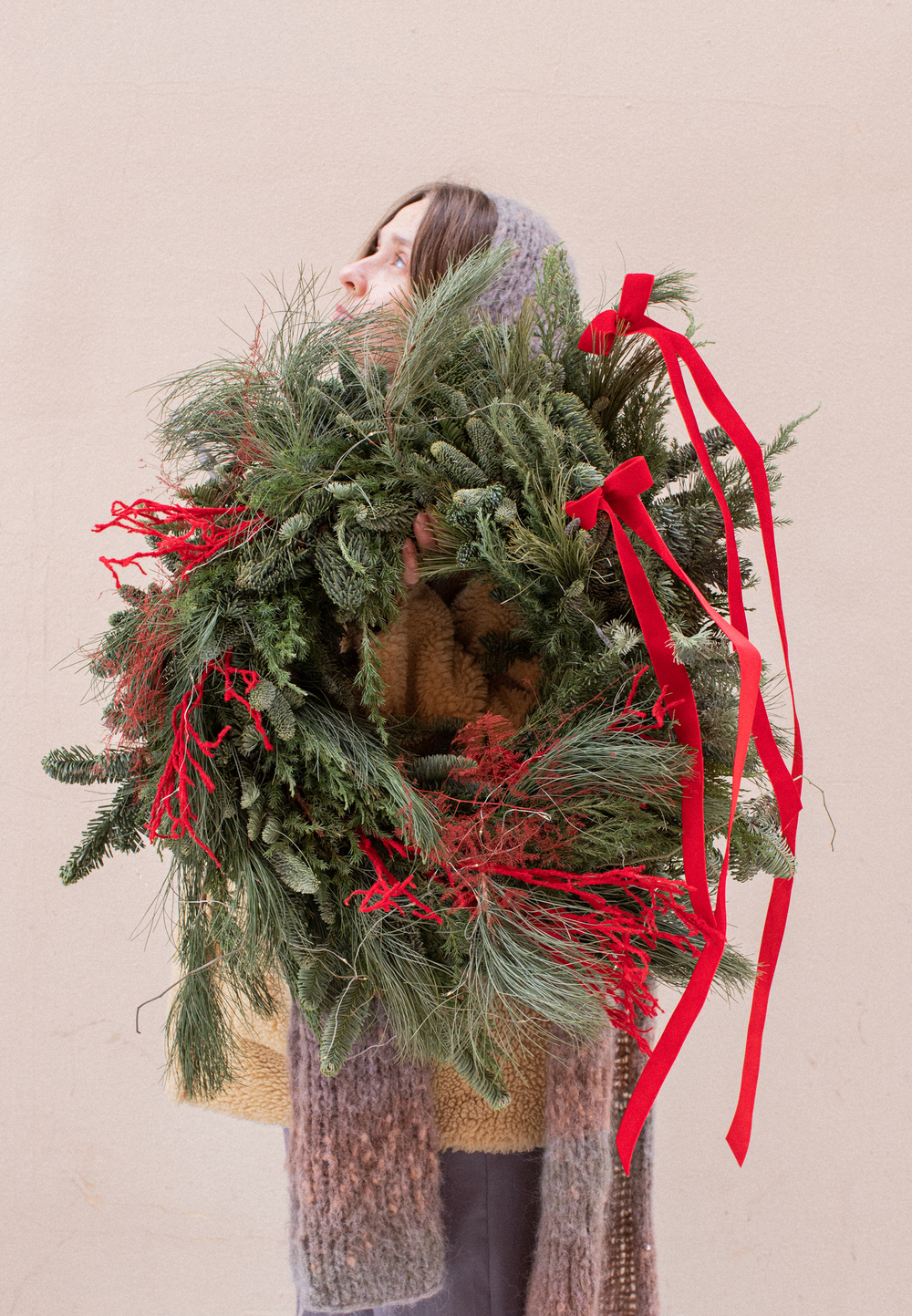 Большой новогодний венок